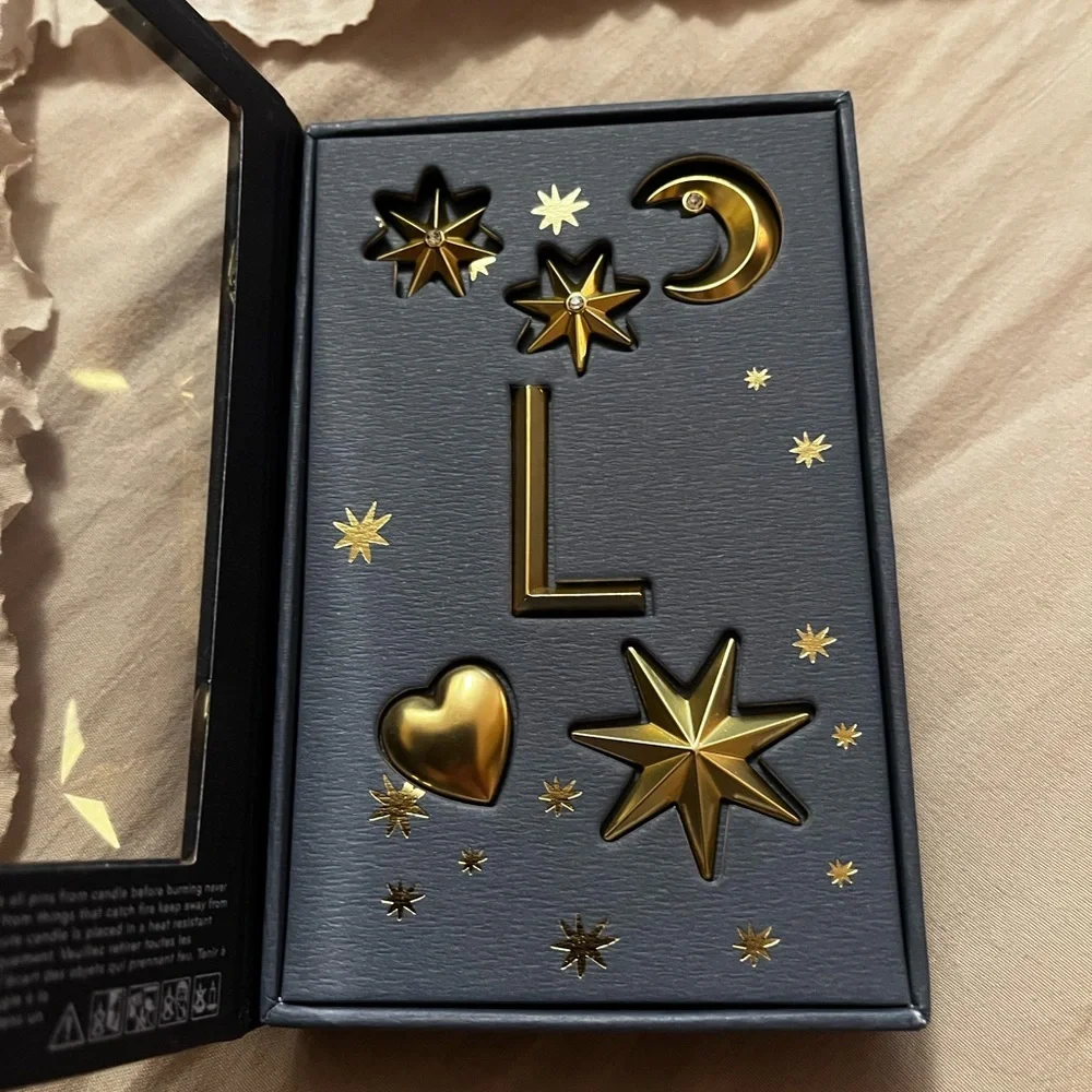 Anthropologie Gold Candle Charms